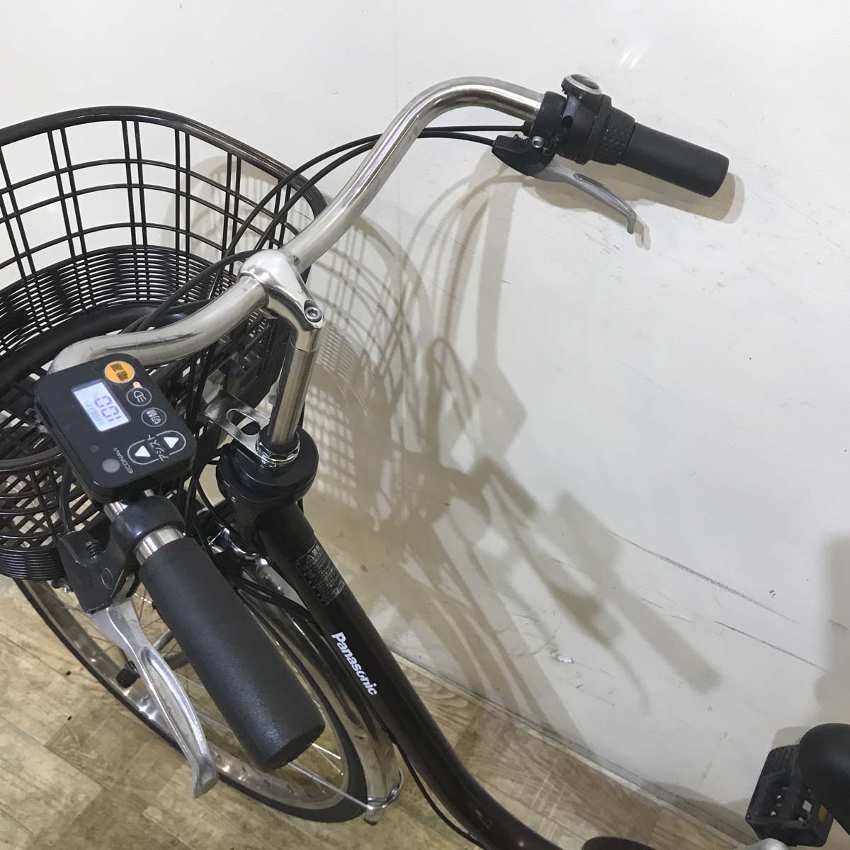 中古電動自転車 パナソニック ビビ スタイル DX ブラウン 26インチ KE124