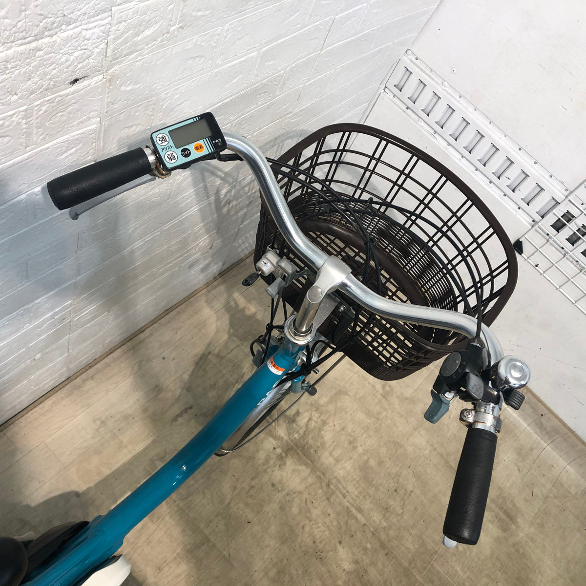 中古電動自転車 ヤマハ PAS ワゴン ブルー 前18×後16インチ YA058