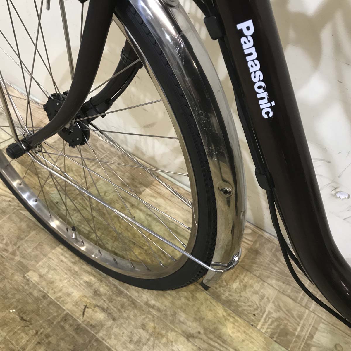 中古電動自転車 パナソニック ビビ スタイル DX ブラウン 26インチ KE124