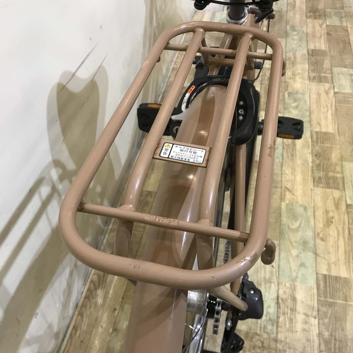 中古電動自転車 ヤマハ PAS Ami パス アミ ベージュ 26インチ KZ114