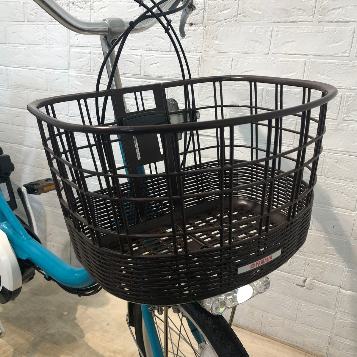 中古電動自転車 ヤマハ PAS ワゴン ブルー 前18×後16インチ YA058