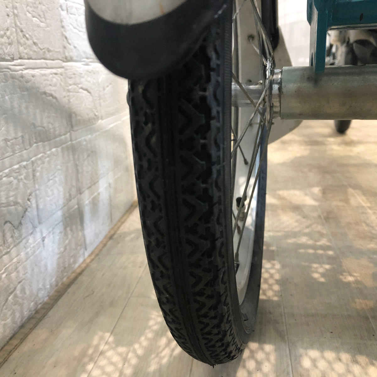 中古電動自転車 ヤマハ PAS ワゴン ブルー 前18×後16インチ YA058