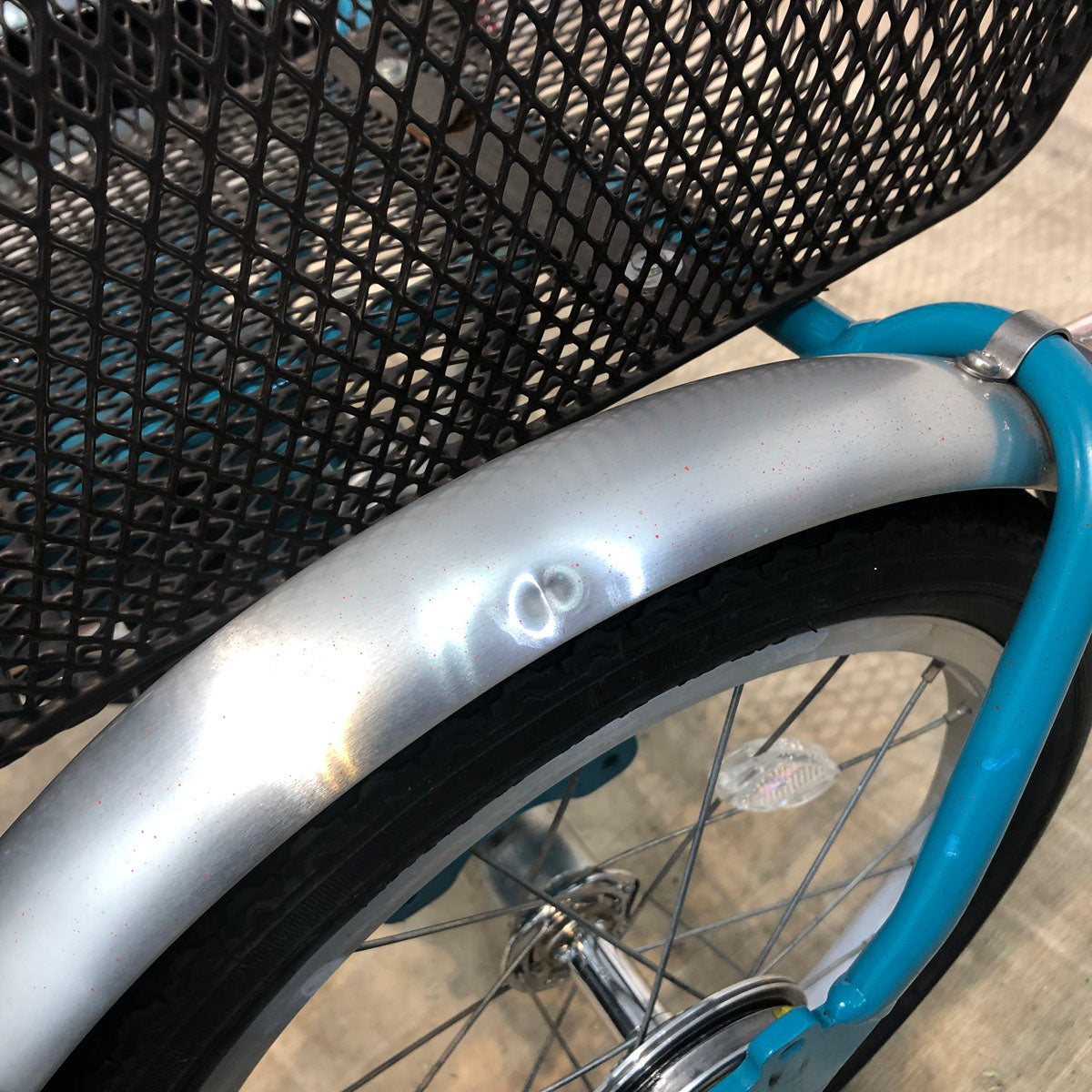 中古電動自転車 ヤマハ PAS ワゴン ブルー 前18×後16インチ YA058