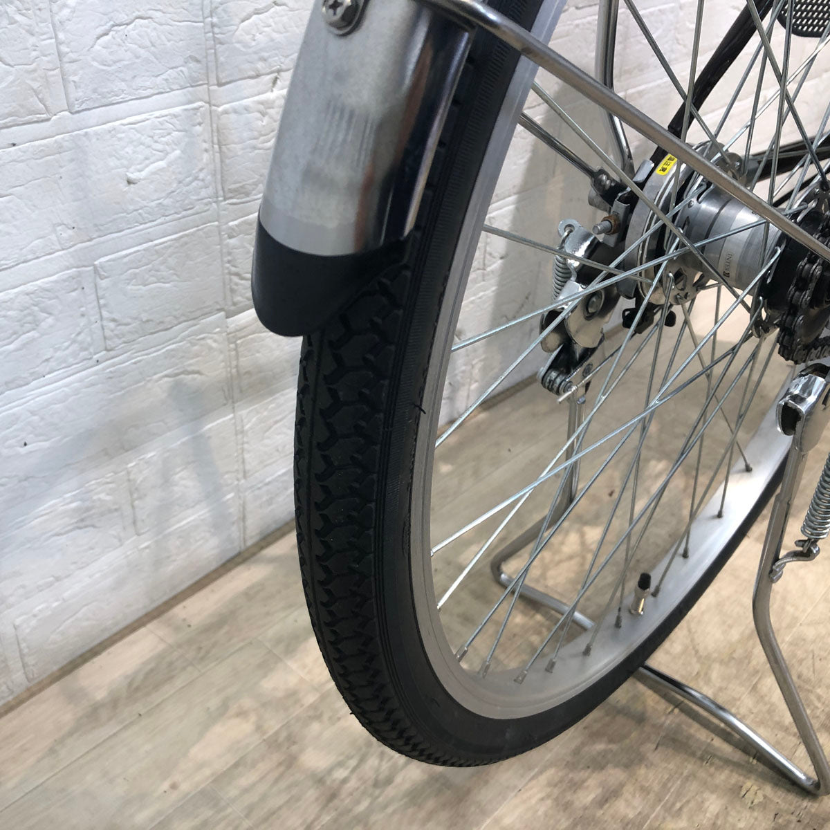 中古電動自転車 SUZUKI LOVE SNA 24 スズキ ラブ SNA 24 ブラウン 24インチ YA059