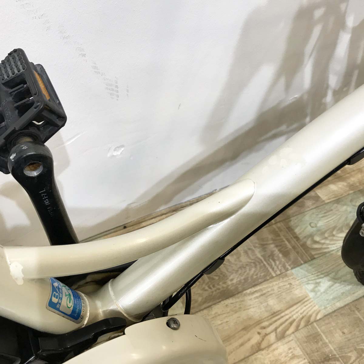 中古電動自転車 パナソニック グリッター ホワイト 20インチ KJ053