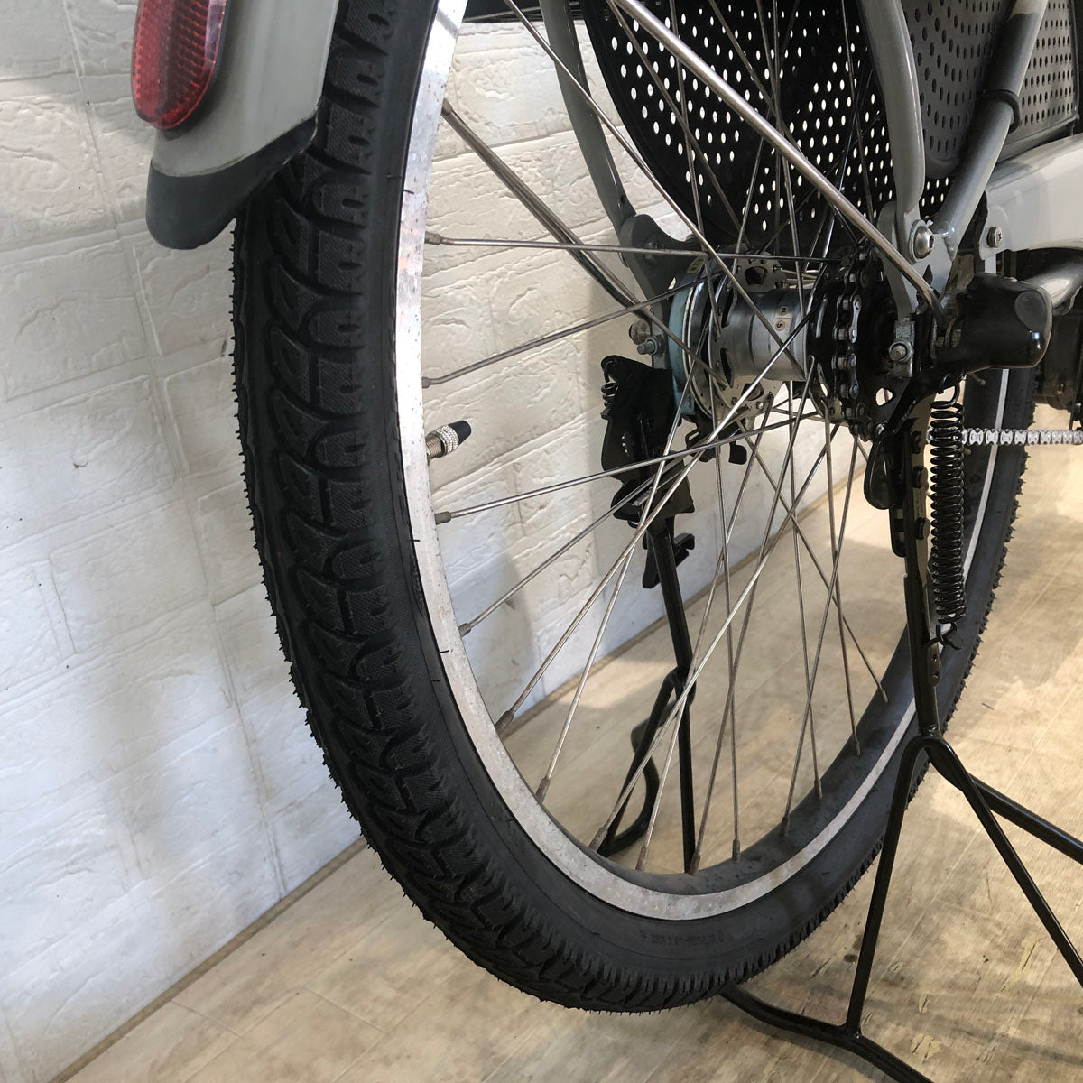 中古電動自転車 ブリヂストン HYDEE B ハイディ ビー グレー 26インチ YA060