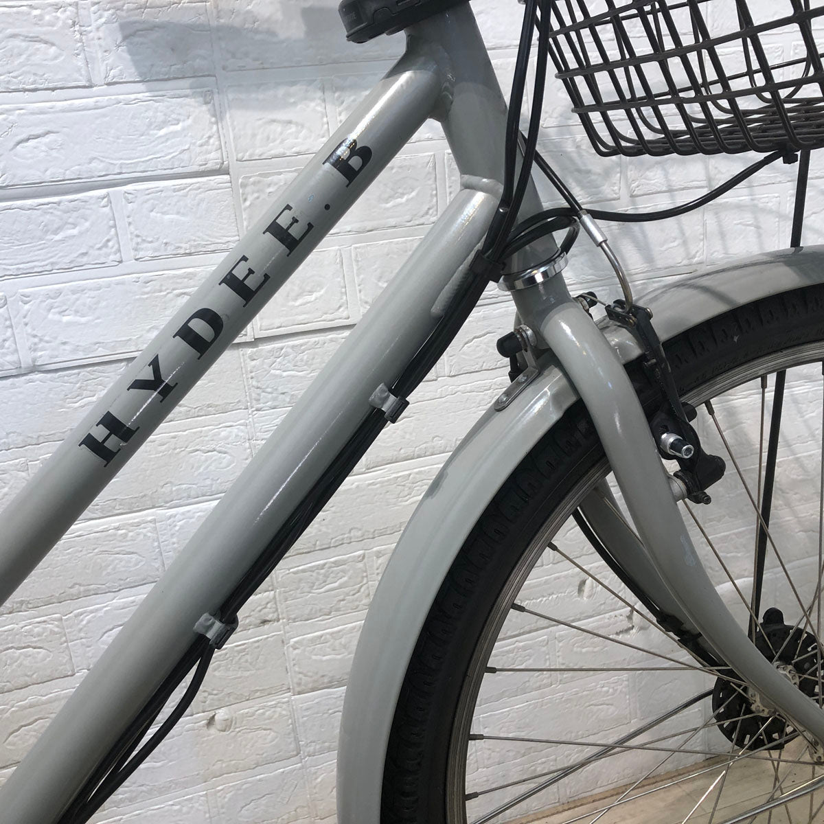 中古電動自転車 ブリヂストン HYDEE B ハイディ ビー グレー 26インチ YA060
