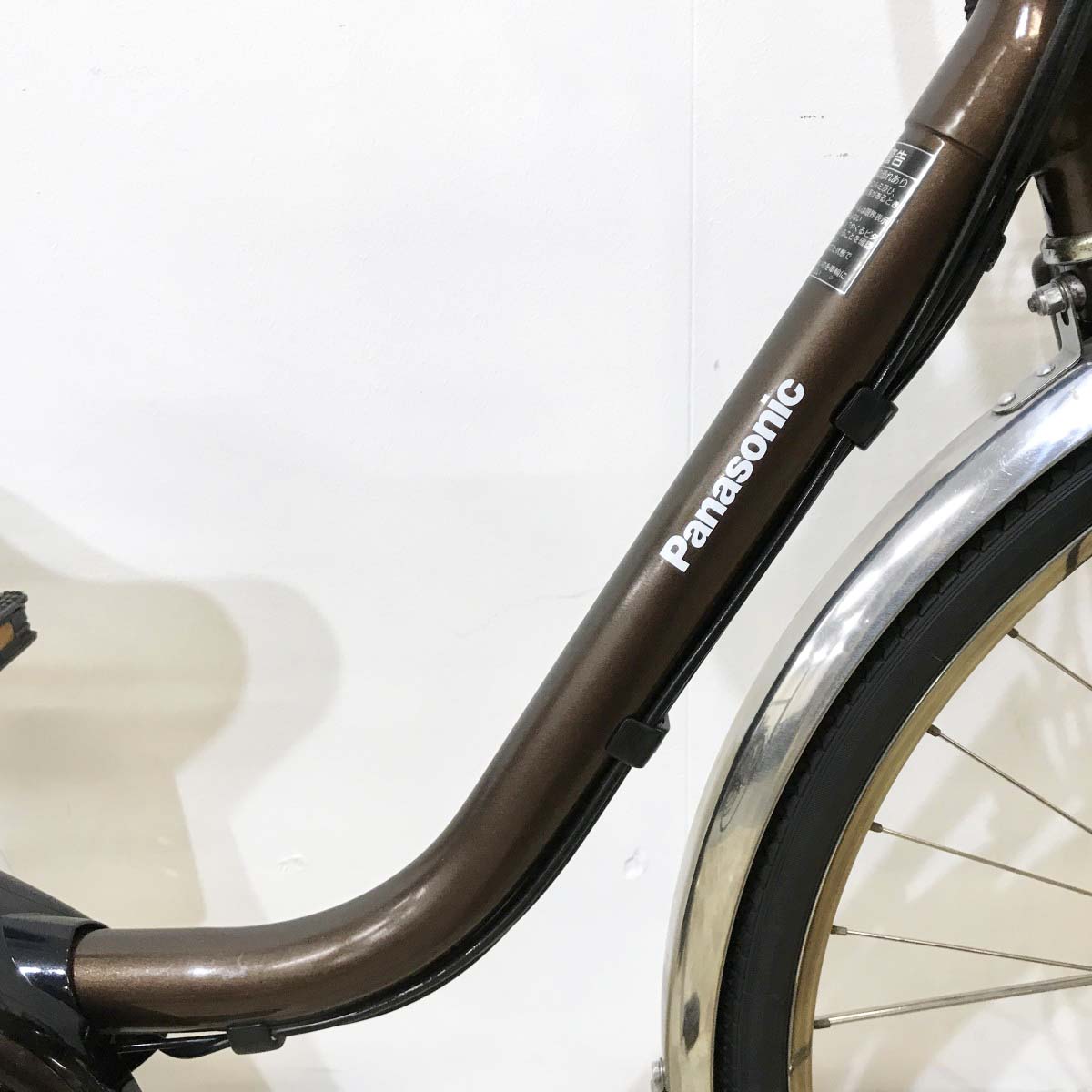 中古電動自転車 パナソニック ビビDX ブラウン 26インチ KJ054