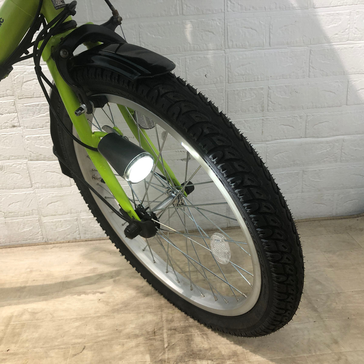 中古電動自転車 新品バッテリー パナソニック ギュット ミニ DX グリーン 20インチ YA061