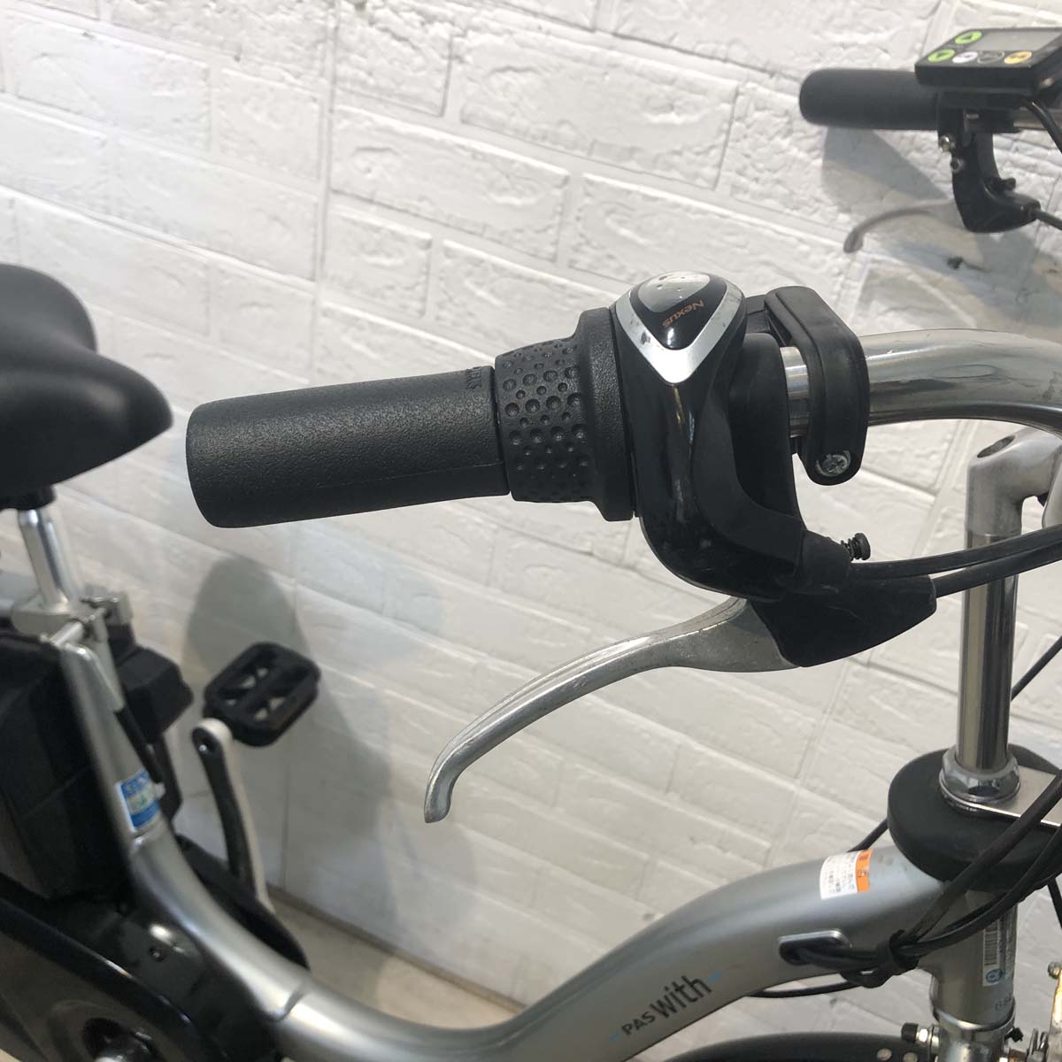 中古電動自転車 ヤマハ PAS With パス ウィズ シルバー 24インチ YF118