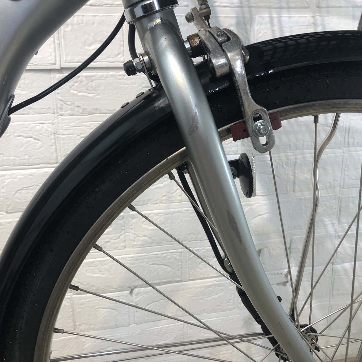 中古電動自転車 ヤマハ PAS With パス ウィズ シルバー 24インチ YF118