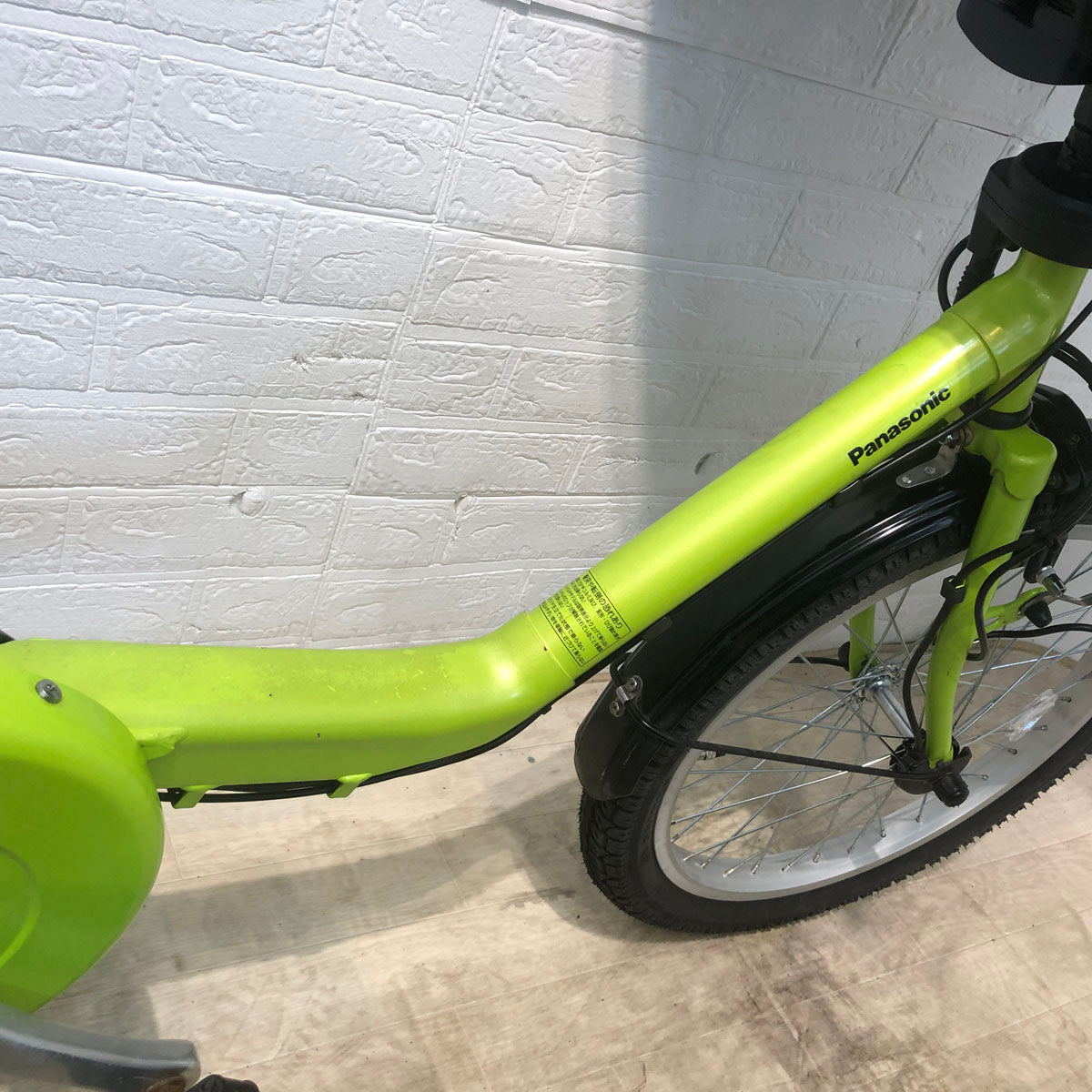 中古電動自転車 新品バッテリー パナソニック ギュット ミニ DX グリーン 20インチ YA061