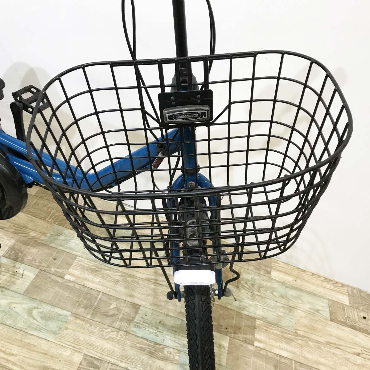 中古電動自転車 ブリヂストン アシスタベーシックミニ ブルー 20×18インチ KJ055