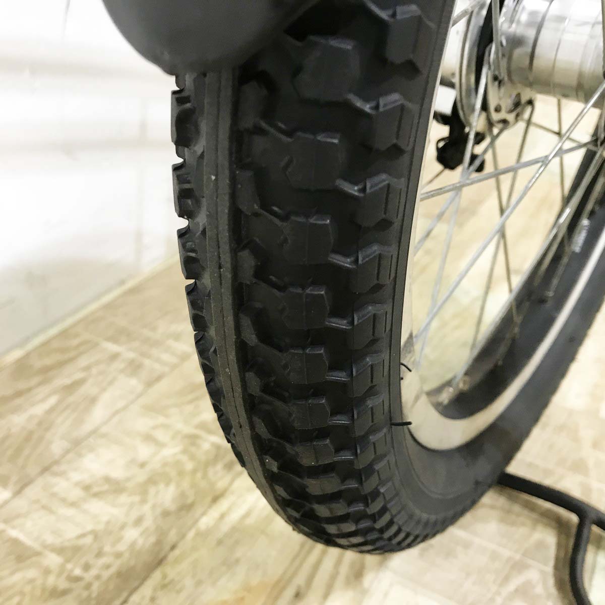 中古電動自転車 ブリヂストン アシスタベーシックミニ ブルー 20×18インチ KJ055