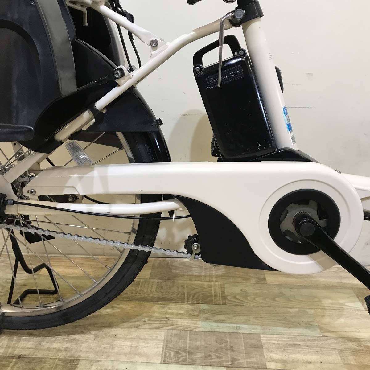 中古電動自転車 パナソニック ギュット ステージ ホワイト 22インチ