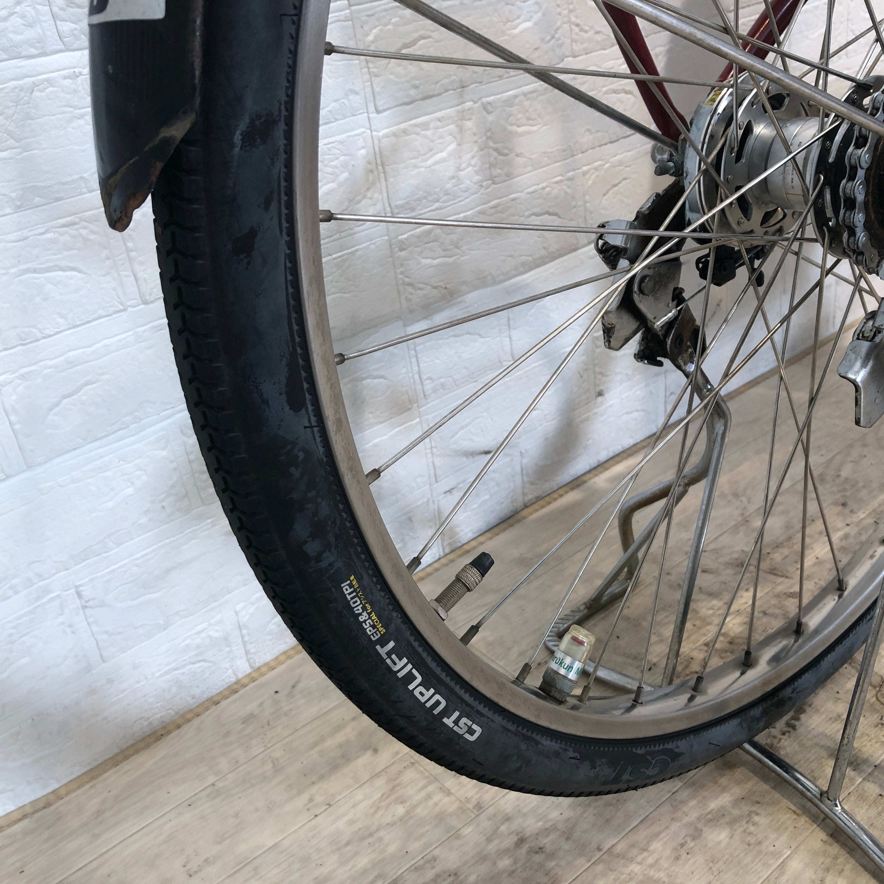 ブリヂストン ボーテ アシスタ レッド 26インチ YO058【中古車】 – e