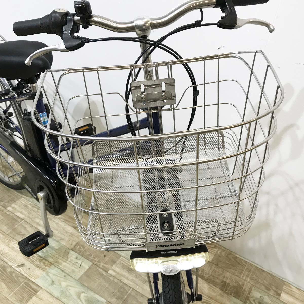 中古電動自転車 パナソニック ティモEX ネイビー 27インチ KJ056