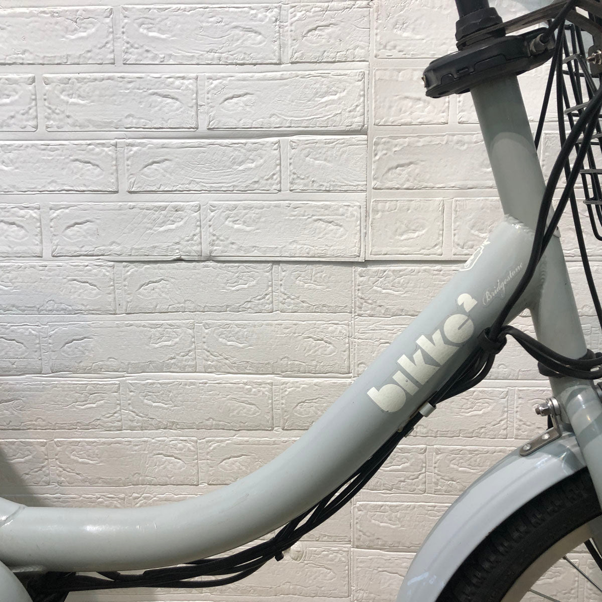 中古電動自転車 ブリヂストン bikke 2 e ビッケ ツー イー グレー 20インチ YA064