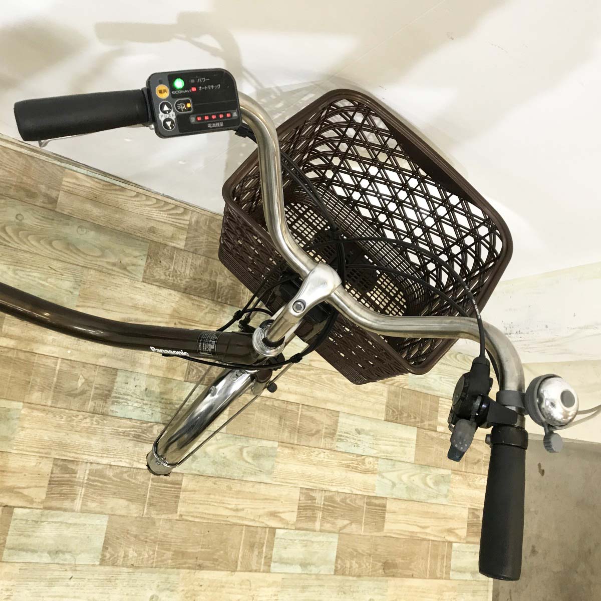 中古電動自転車 パナソニック ビビSS 20 ブラウン 20インチ KJ057