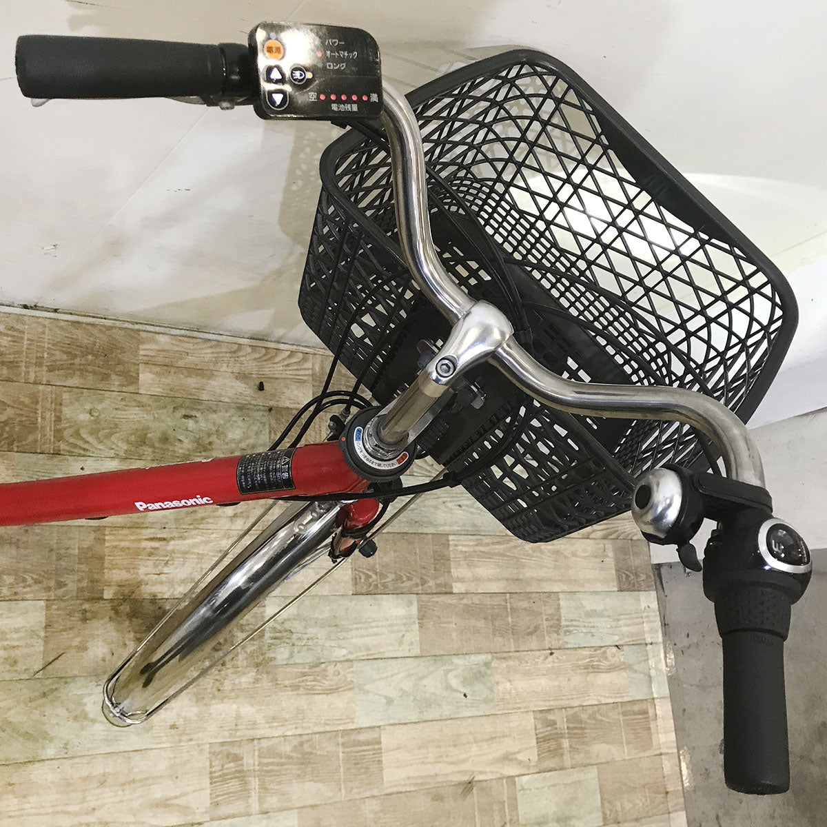 中古電動自転車 パナソニック ビビ FX レッド 26インチ KE131