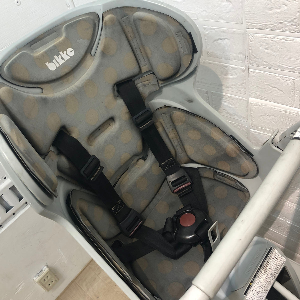 中古電動自転車 ブリヂストン bikke 2 e ビッケ ツー イー グレー 20インチ YA064