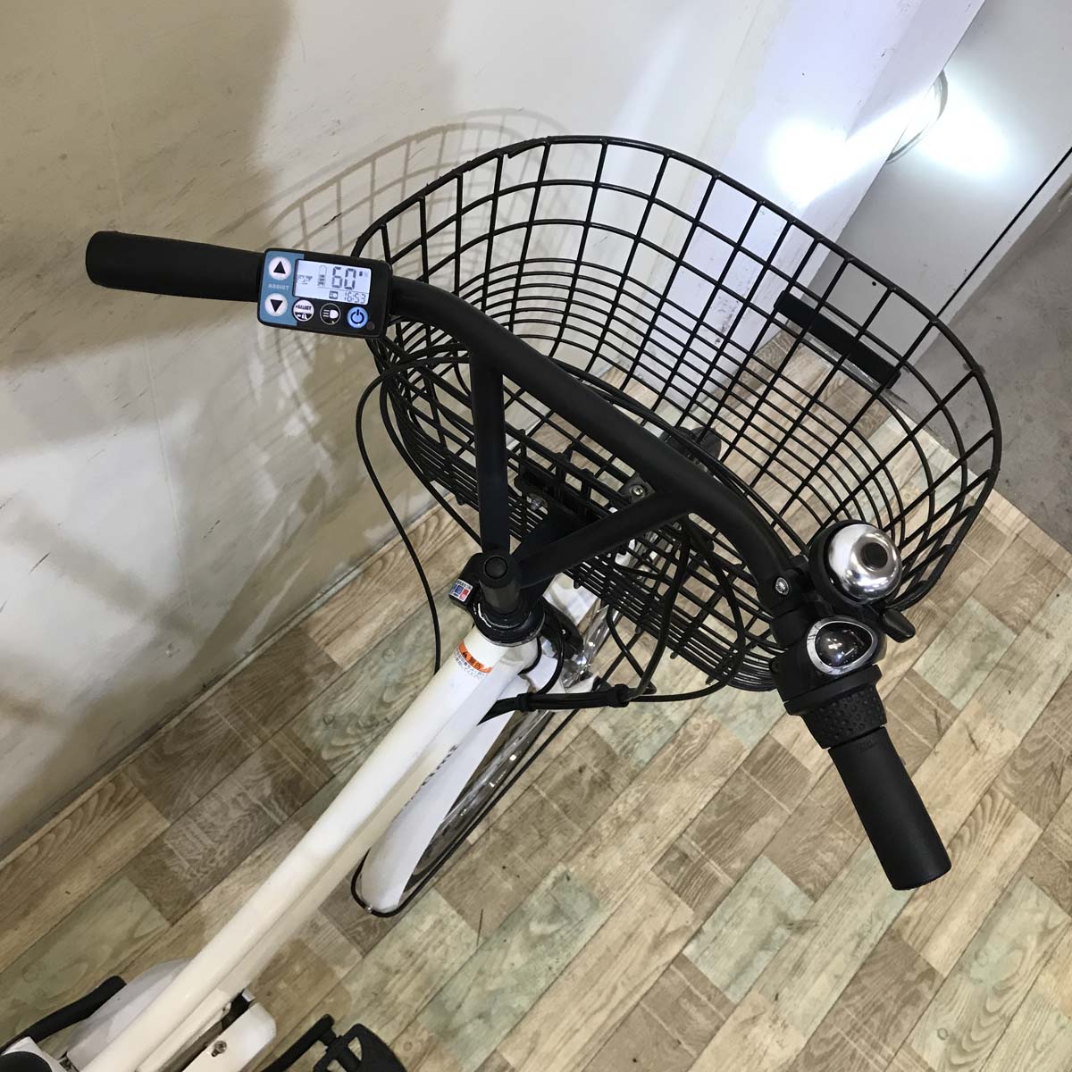 中古電動自転車 ヤマハ PAS Ami パス アミ ホワイト 26インチ KZ120
