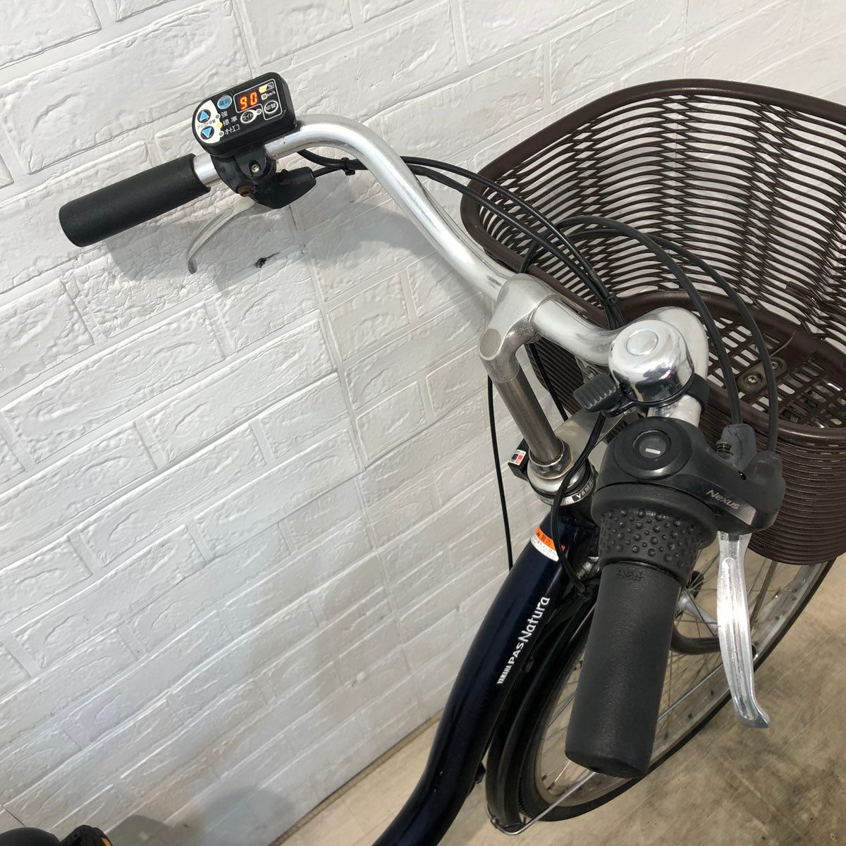 中古電動自転車 ヤマハ PAS ナチュラ L ブルー 26インチ YA065