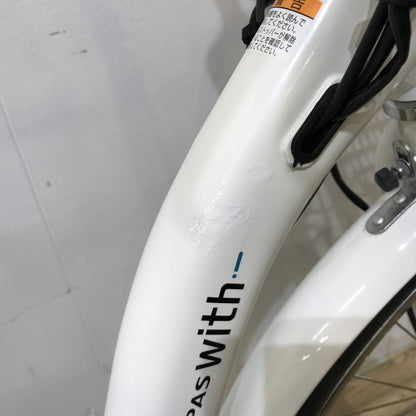 ヤマハ PAS ウィズ ホワイト 26インチ KJ059 【中古車】
