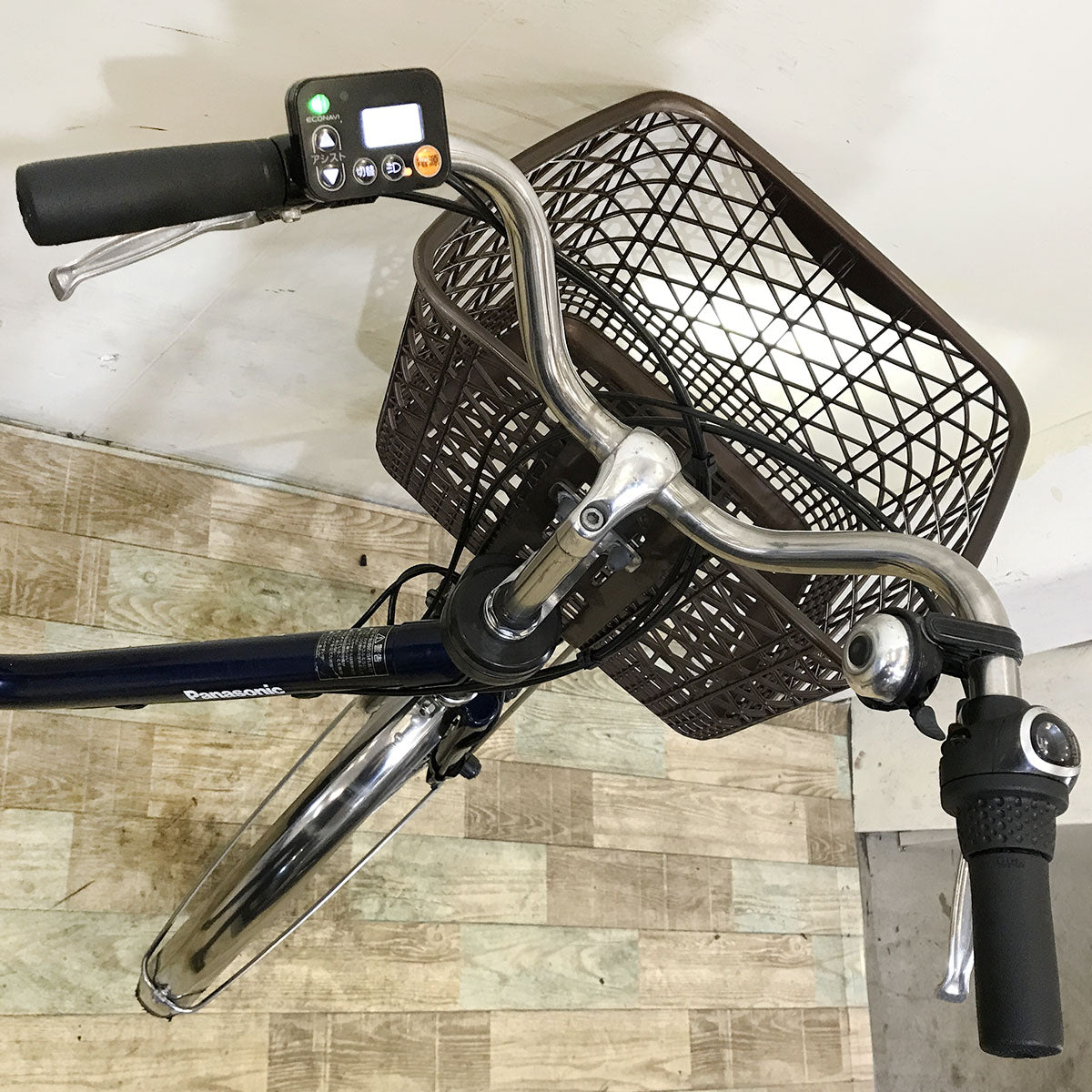 中古電動自転車 パナソニック ビビ DX ネイビー 26インチ KE133