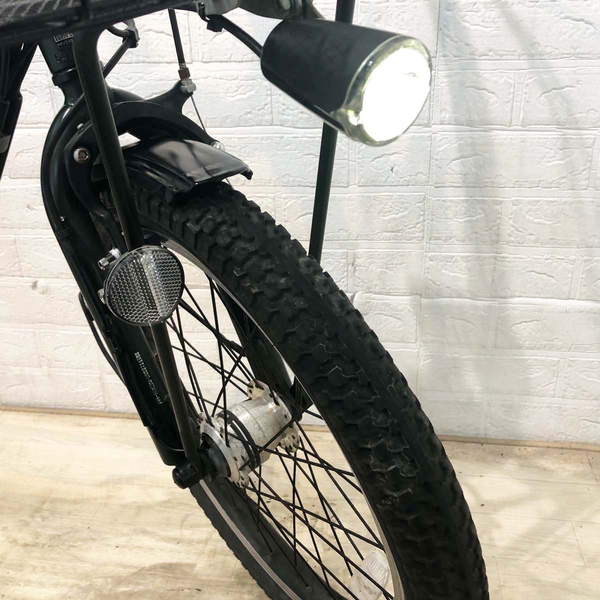 中古電動自転車 新品バッテリー パナソニック ギュット アニーズ グリーン 20インチ YF123 
