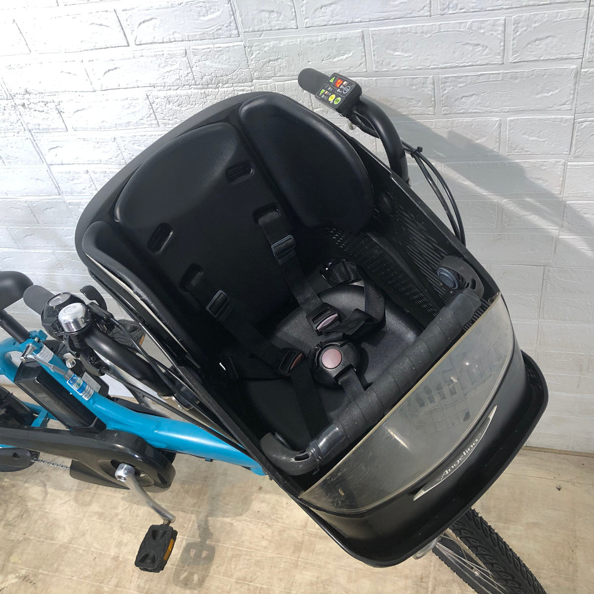 中古電動自転車 ブリヂストン アンジェリーノ プティット e ブルー 20インチ YA066