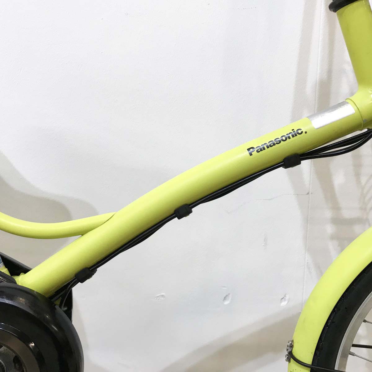 中古電動自転車 パナソニック シュガードロップ グリーン 20インチ KJ060