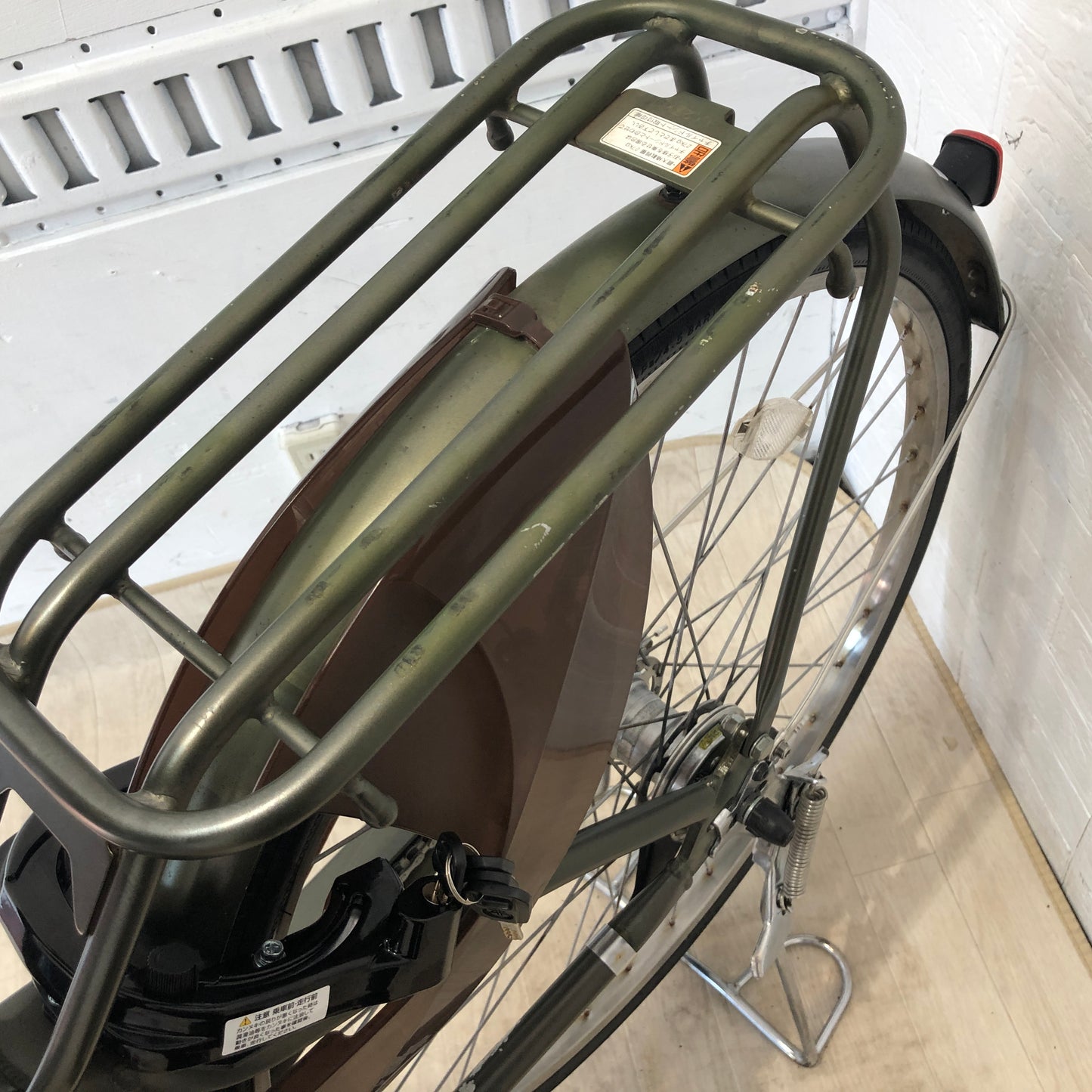 ヤマハ PAS With DX パス ウィズ DX カーキ 26インチ YO061 【中古車】