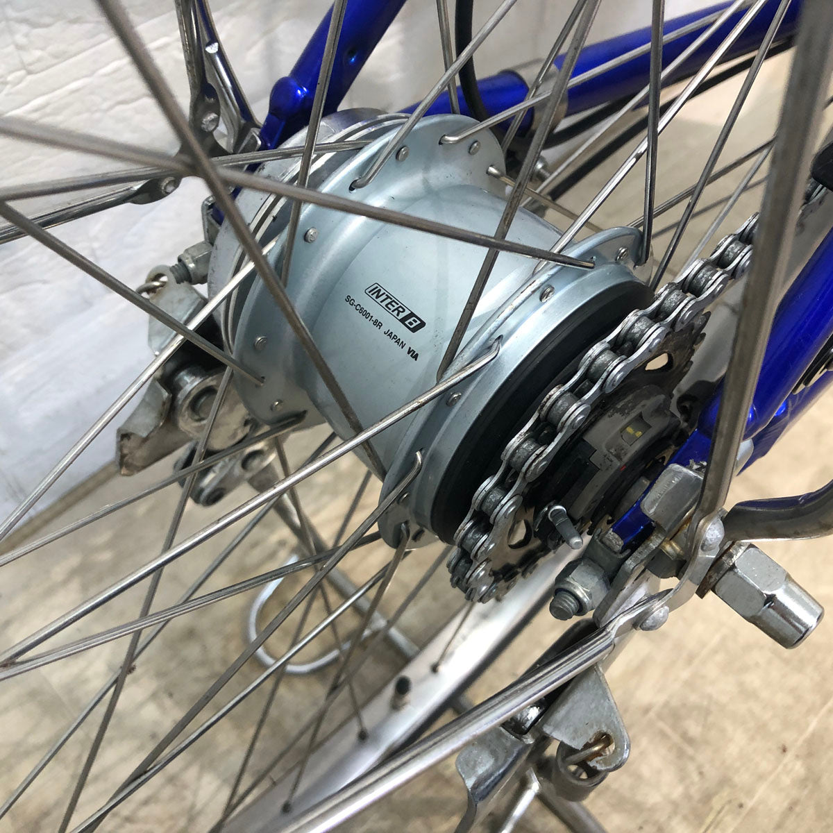 ヤマハ PAS CITY S8 パス シティ S8 ブルー 27インチ YA067 【中古車】