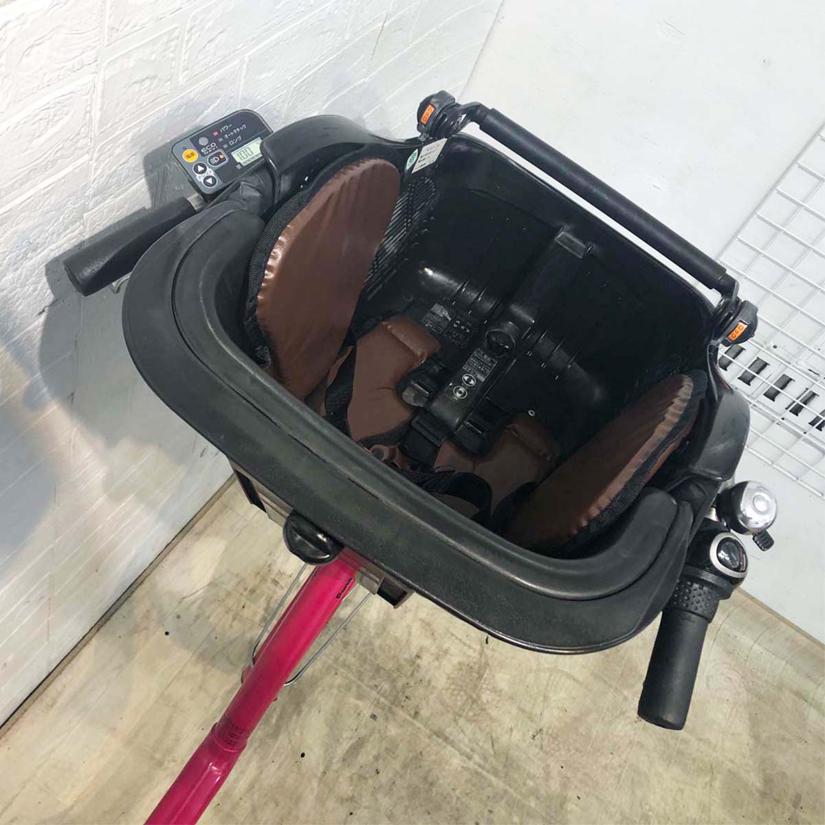 中古電動自転車 パナソニック ギュット DX ピンク 前22×後26インチ YF125