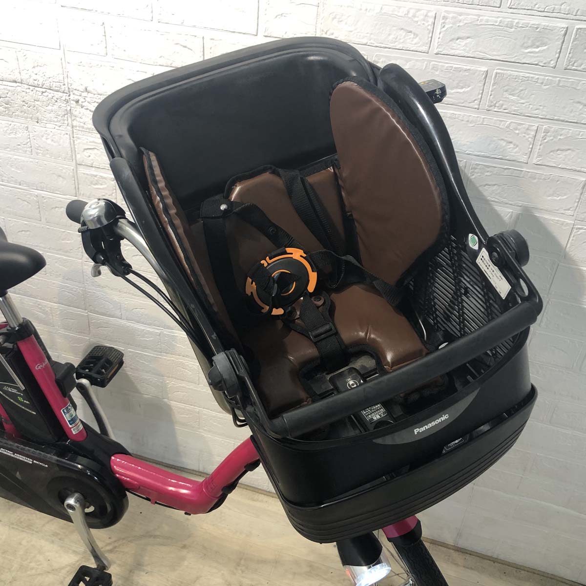 中古電動自転車 パナソニック ギュット DX ピンク 前22×後26インチ YF125