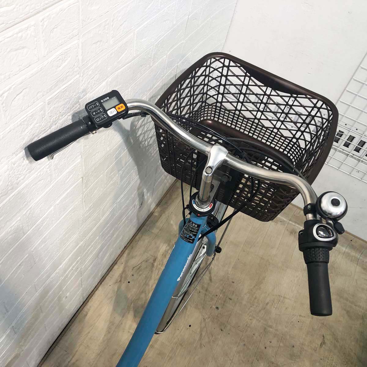 中古電動自転車 パナソニック ビビ L ブルー 26インチ YF127 