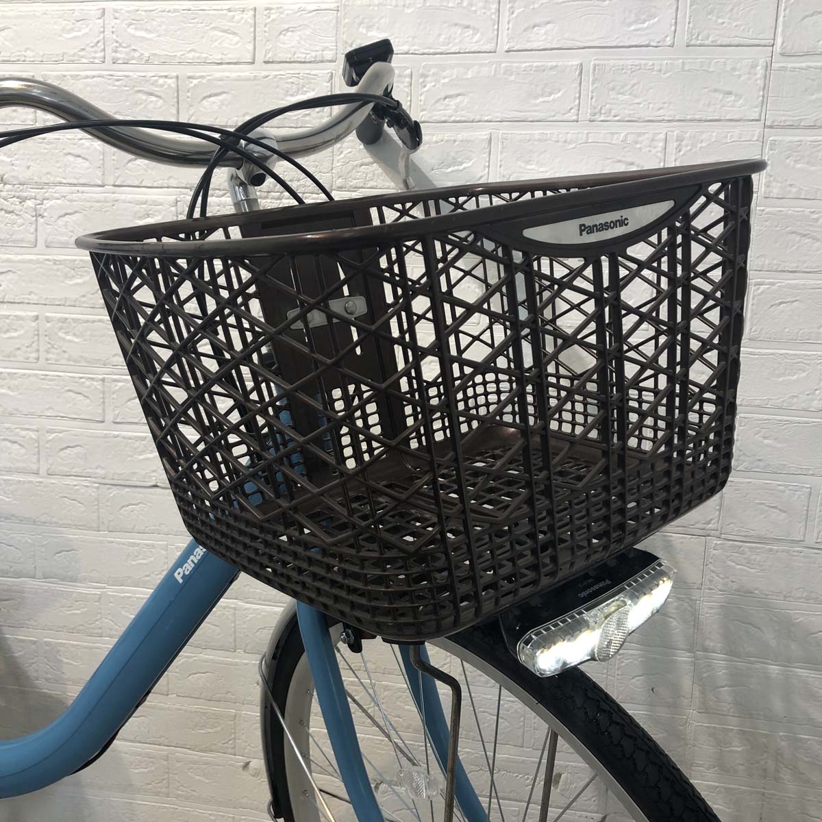 中古電動自転車 パナソニック ビビ L ブルー 26インチ YF127 