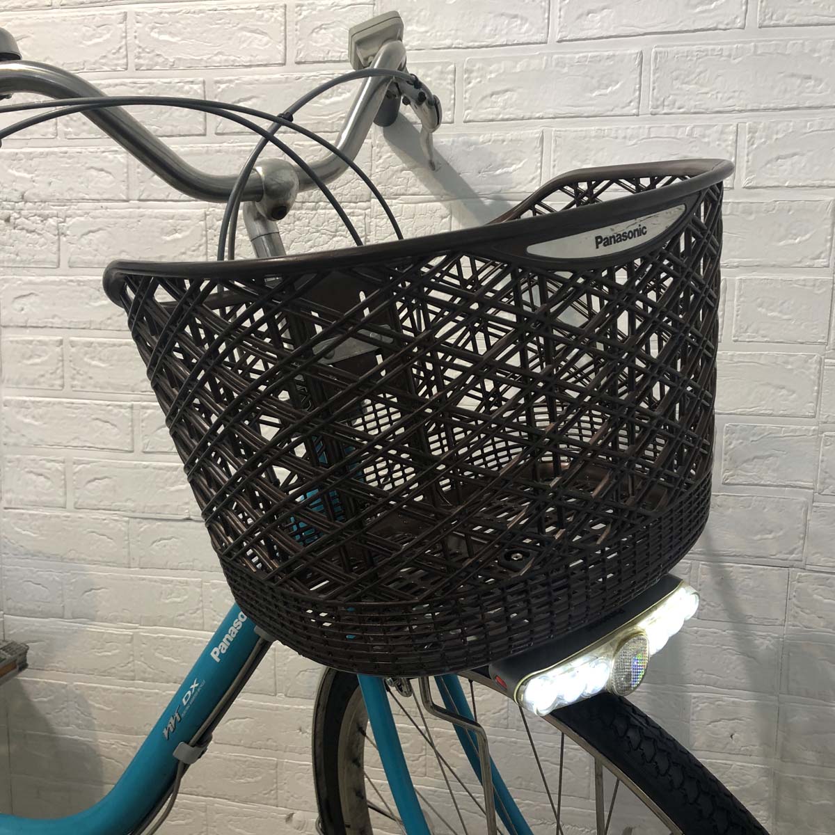 中古電動自転車 パナソニック ビビ DX ブルー 26インチ YF128 