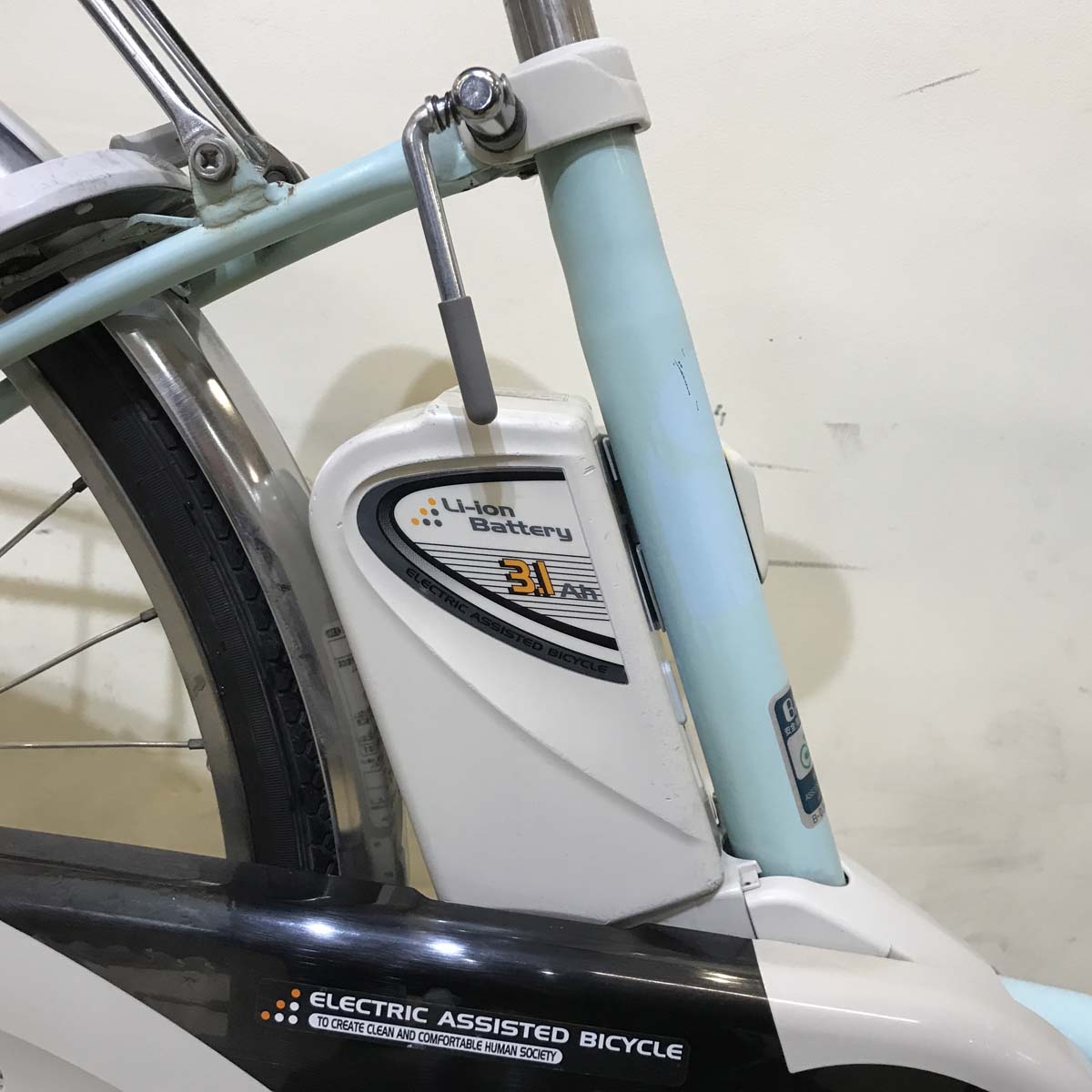 中古電動自転車 パナソニック ビビ DX ブルー 26インチ KZ127