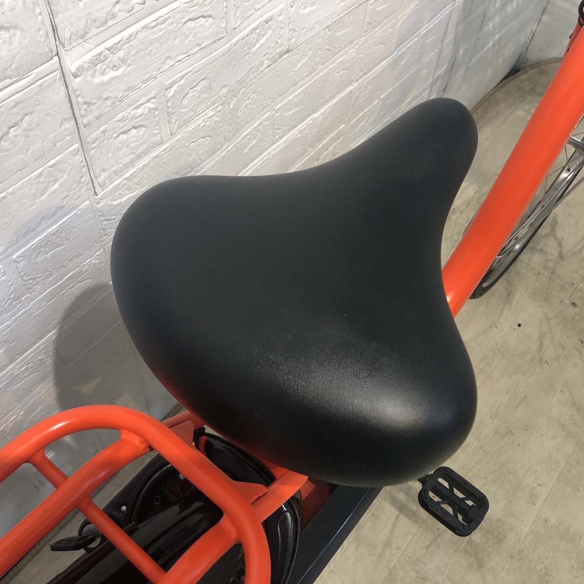 中古電動自転車 ヤマハ PAS With パス ウィズ オレンジ 26インチ YF129 