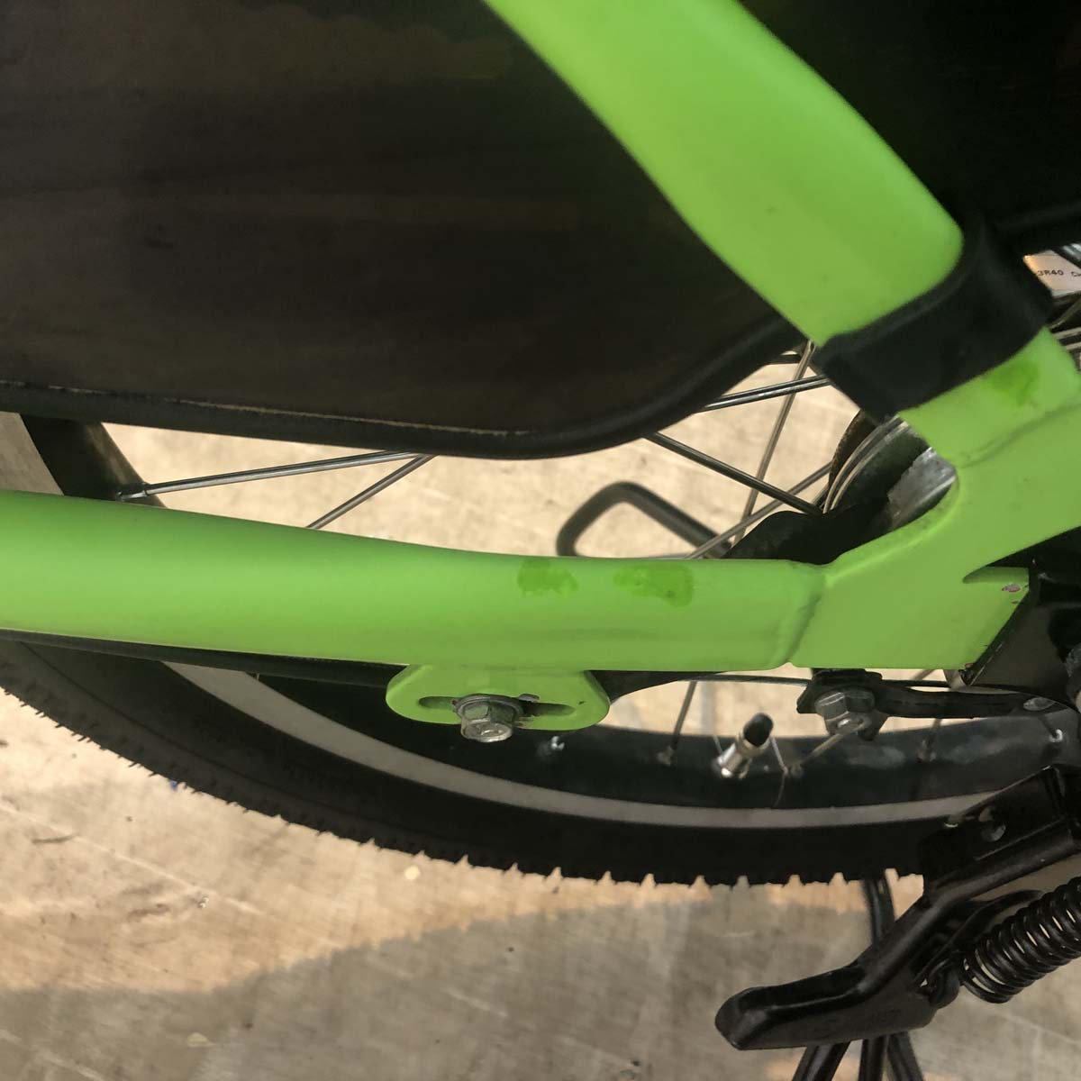 中古電動自転車 ヤマハ PAS Babby パス バビー グリーン 20インチ YA072