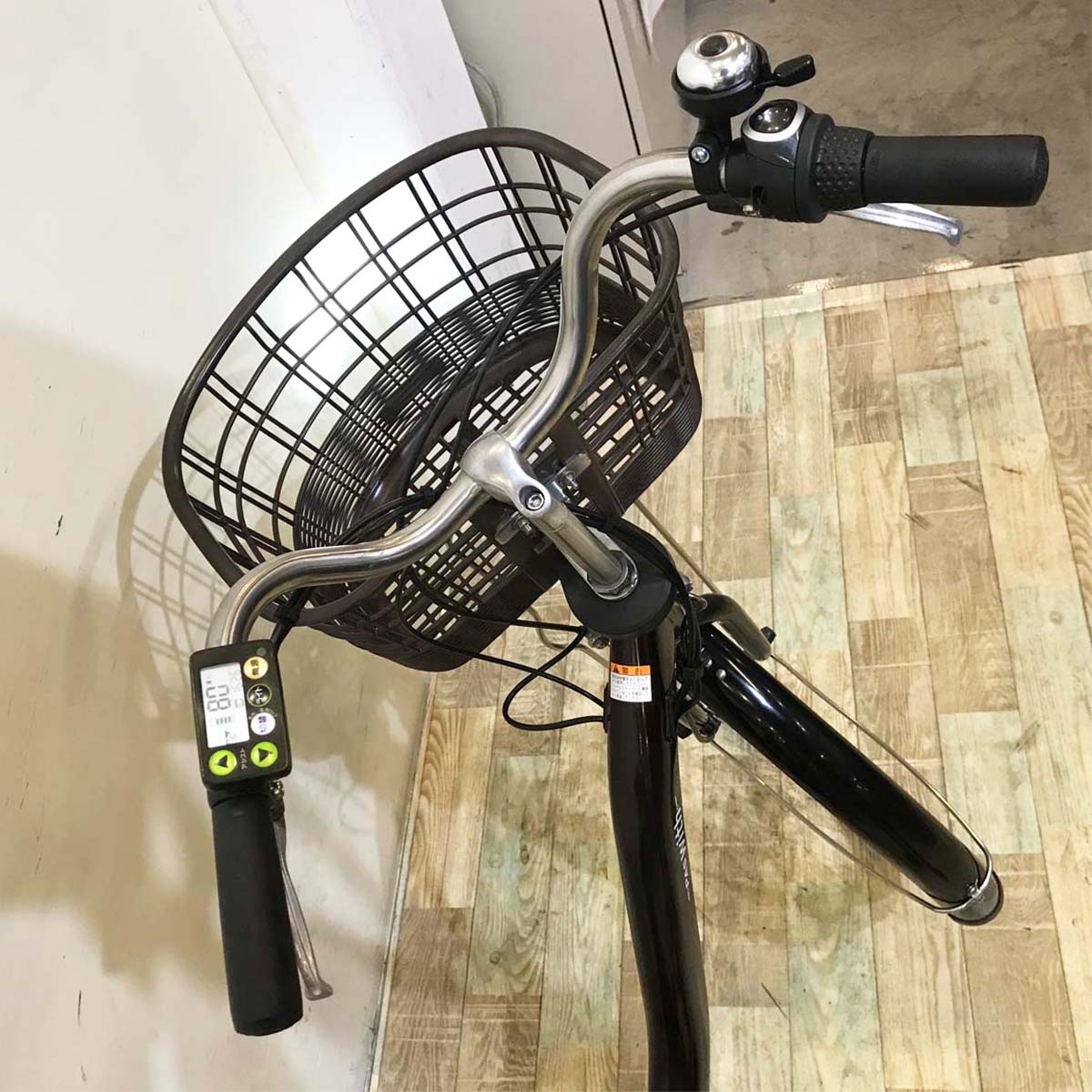 中古電動自転車 ヤマハ PAS With パス ウィズ ブラウン 26インチ KZ128