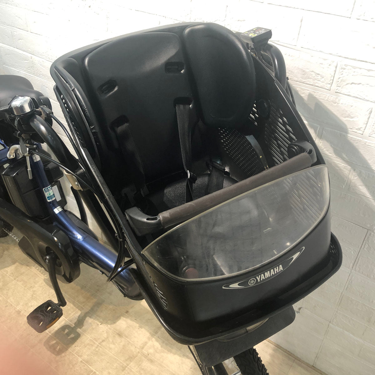 中古電動自転車 ヤマハ PAS Kiss mini パス キッス ミニ ネイビー 20インチ YA074