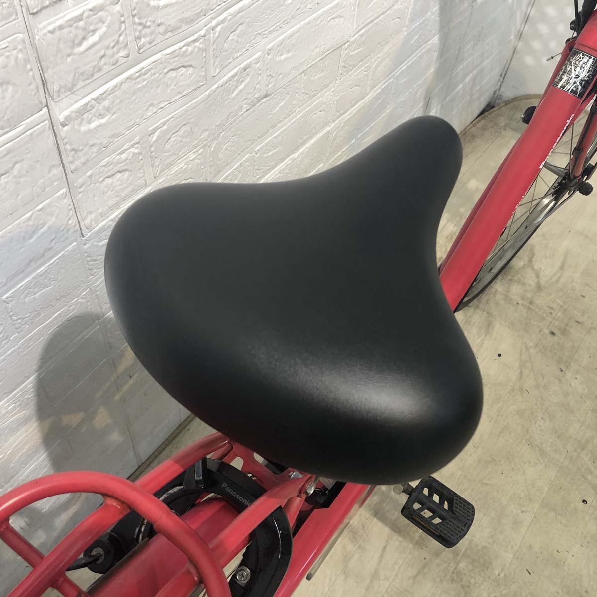 中古電動自転車 パナソニック ビビ スタイル DX レッド 26インチ YF131 