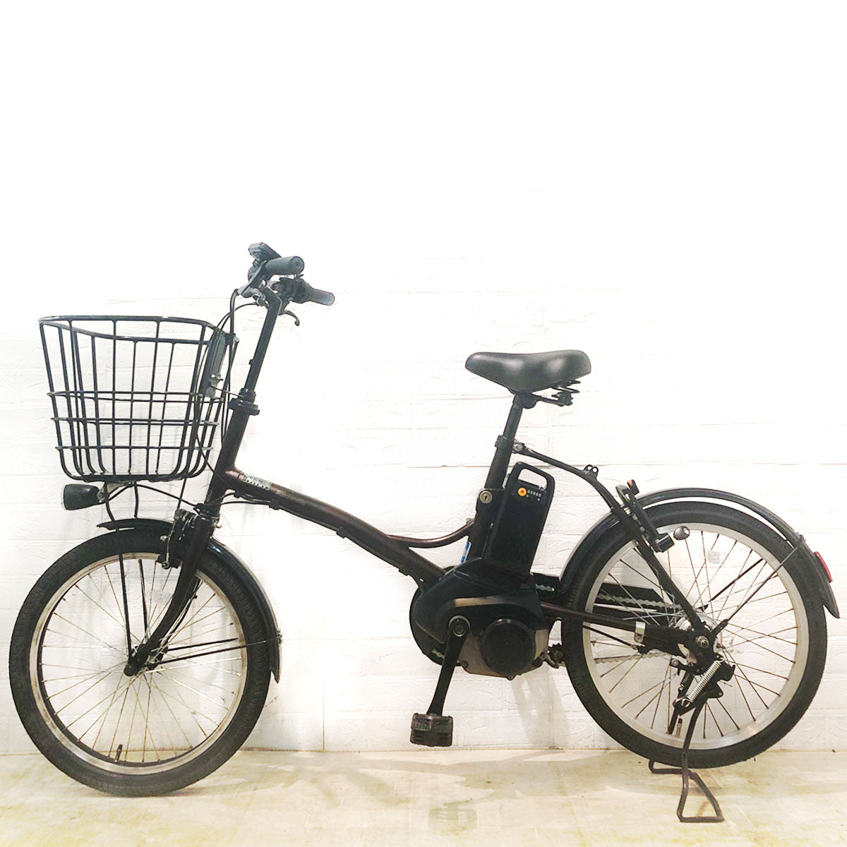 中古電動自転車 パナソニック グリッター ブラウン 20インチ YA076 