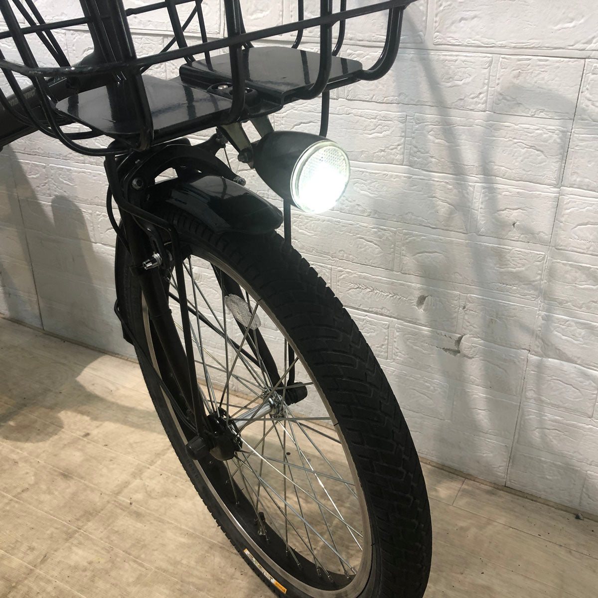 中古電動自転車 パナソニック グリッター ブラウン 20インチ YA076 