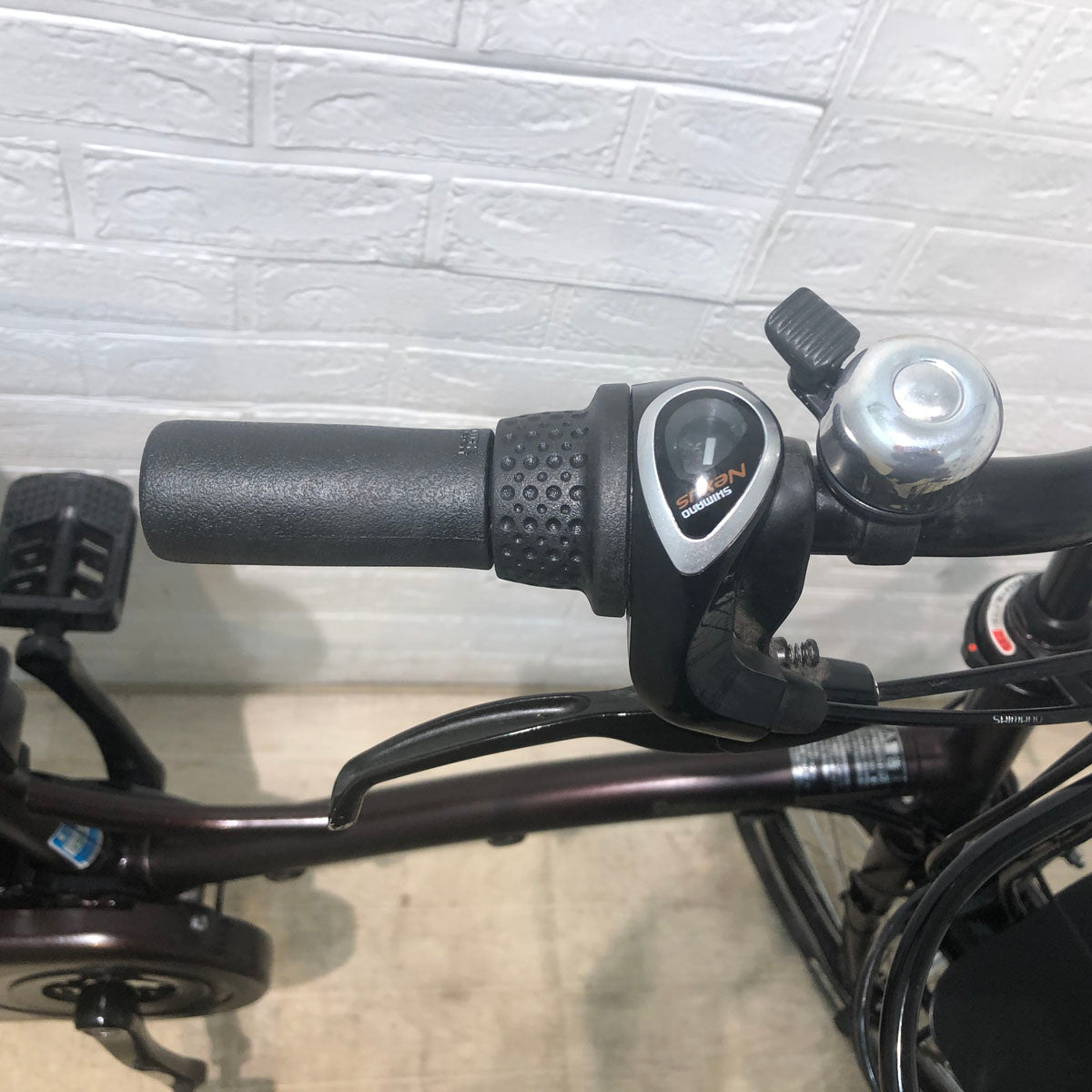 中古電動自転車 パナソニック グリッター ブラウン 20インチ YA076 