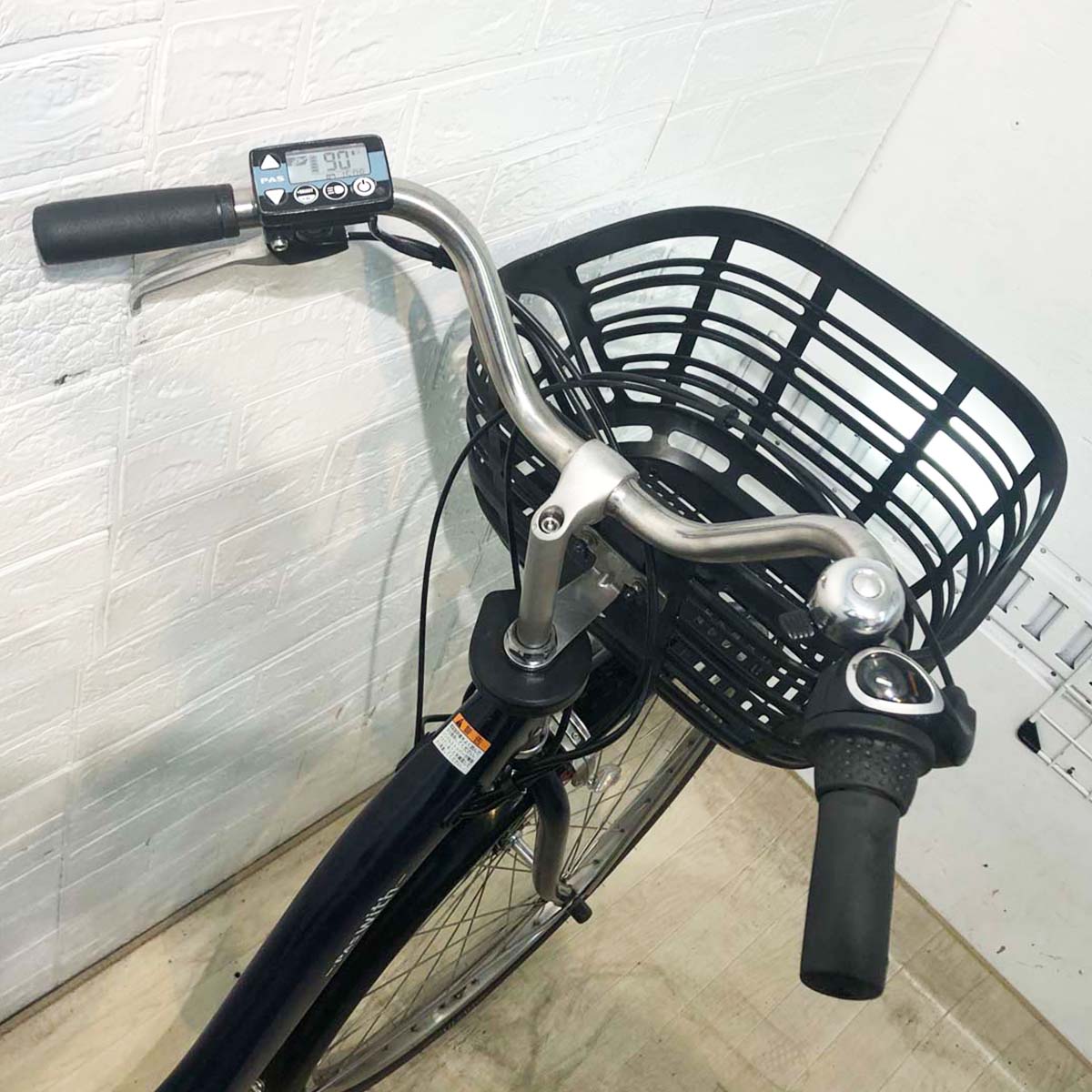 中古電動自転車 ヤマハ PAS With パス ウィズ ネイビー 26インチ YF133
