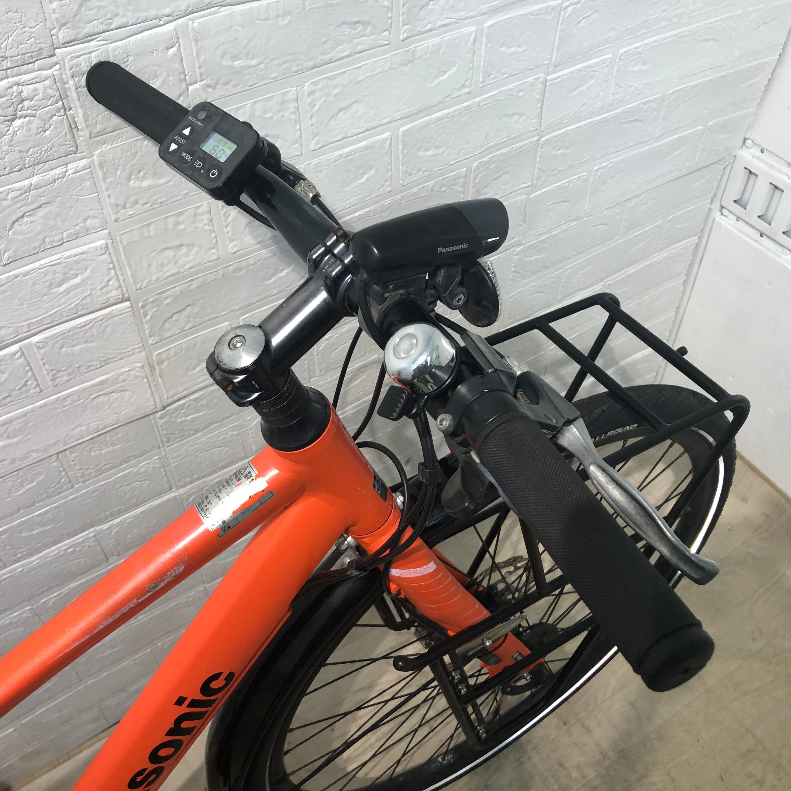 整備済☆送料込！パナソニック ジェッター 700×38C 電動アシスト中古車 パナソニック ジェッター オレンジ 700×38C YO069 【中古車